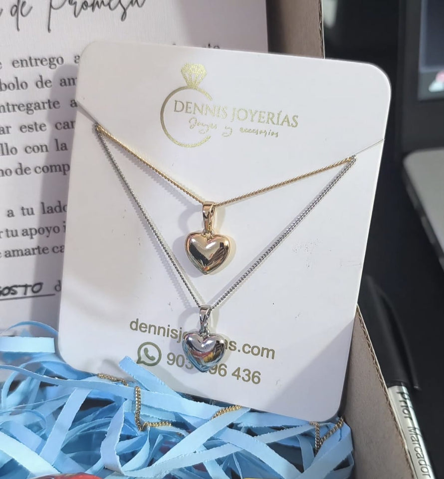 COLLAR CORAZÓN CULPA MÍA 💝🫶🏻